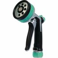 All-Source Gilmour Stainless Steel Eight-Pattern Nozzle, Black/Green 825702-1001